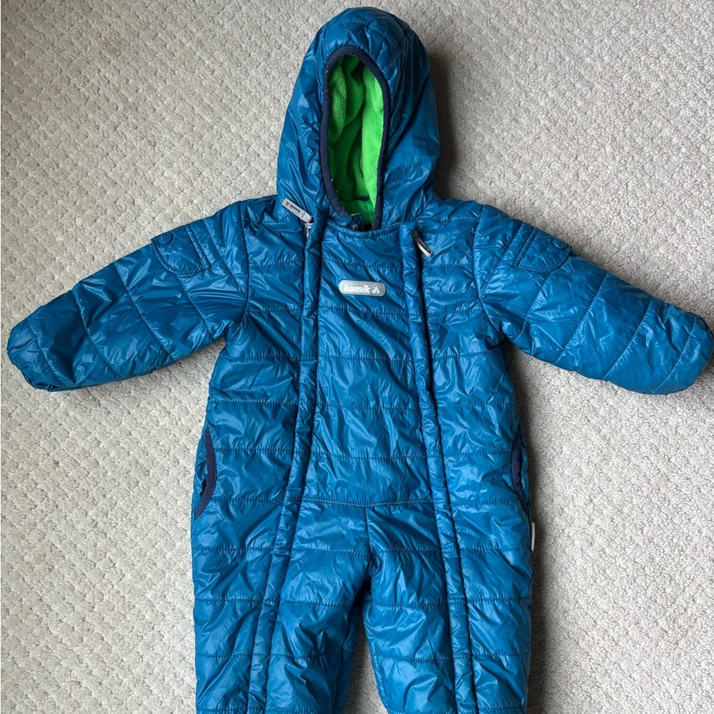 Kamik Blue Hooded Snowsuit